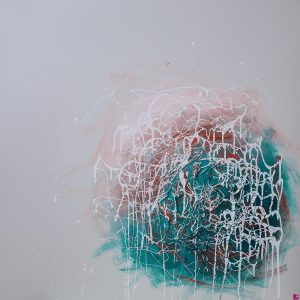 171 - Olio su pelle per arredamento - 90x90cm
